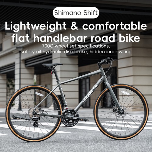 Bici ibrida rockbroks - bici, 700c