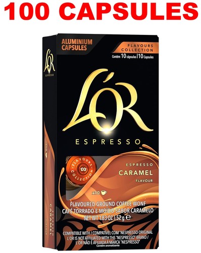 Capsule espresso caramel - l'or,