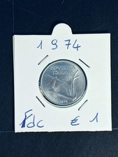 MONETA   REPUBBLICA ITALIANA  10 LIRE 1974 FIOR DI CONIO VEDI FOTO LEGGI NOTE