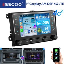 Android 14 6+128G autoradio Carplay GPS 8-Core per VW GOLF 5 Touran Caddy Tiguan