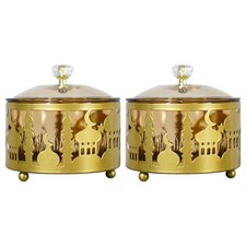  2 Pcs Scatoline Per Caramelle Porta Merenda Con Scomparti Piccole Scatole Di