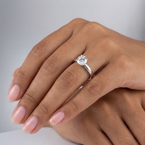 Anello fidanzamento oro - di,