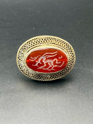 Anello antico romano bronzo - antico,