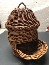 piccola Cesta Porta Verdure in Vimini per Patate, Mele, Arance