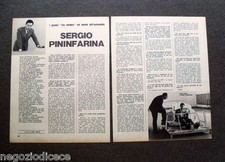 AW89 - Clipping-Ritaglio -1969- SERGIO PININFARINA , INTERVISTA