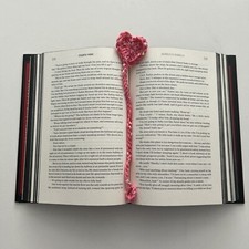 *NEW* Crochet Bookmark Pink