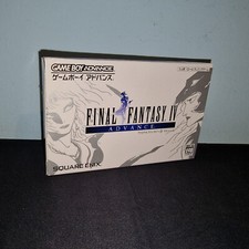 ❤️? FINAL FANTASY IV 4 NINTENDO GAME BOY ADVANCE GAMEBOY GBA JAP CIB MINT