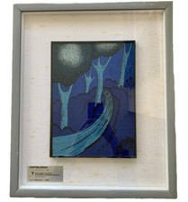 Luigi Veronesi (1908-1998) - La Strada Stampa Su Organzino Di Seta Su Legno