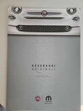 BROCHURE DEPLIANT FIAT 500  ACCESSORI ORIGINALI ITALIANO 2018 4 PAG