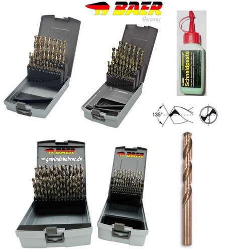 Set punte spirale hssg - punte,