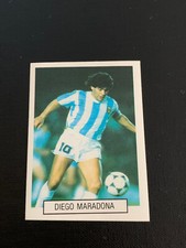 MARADONA ARGENTINA FIGURINA EUROFLASH ITALIA 90 N°84 NEW DA BUSTINA