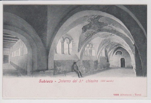 Antica cartolina subiaco - cartolina,