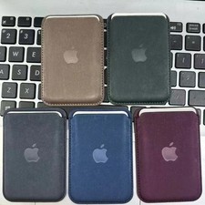 Per iPhone 17 16 15 14 13 12 Pro Max Plus tessuto fine con logo Magsafe portafoglio carta