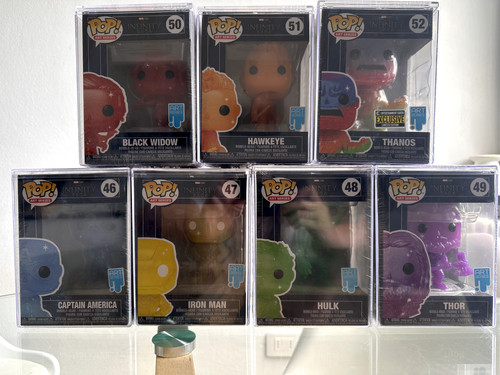 Funko pop art series avenger - series,