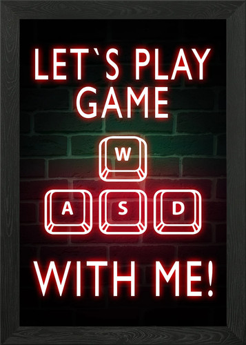 Gioco con poster arte da - arte,