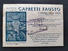 DITTA CAPRETTI FAUSTO S. EUFEMIA DELLA FONTE BRESCIA GRANULATI MARMO VG. 1935