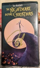 TIM BURTON "Incubo prima di Natale" VHS vintage firmato DI PERSONA "PROOF
