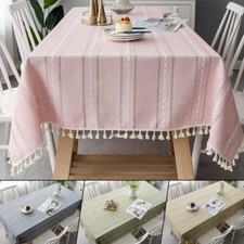 Tovaglia a quadri in lino di