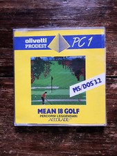 Videgioco Videogame PC "MEAN 18 GOLF" Olivetti Prodest PC1 NUOVO  - NOS