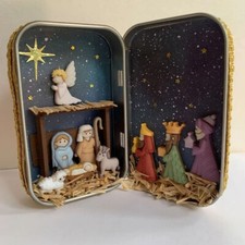 Christmas Nativity Box Cartoon