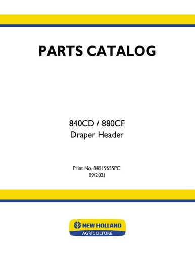 New holland 840cd - new, 880cf