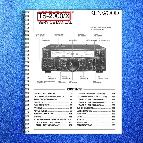 Kenwood 2000 2000x - kenwood, ts-2000x