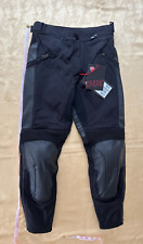 Pantaloni pelle + tessuto