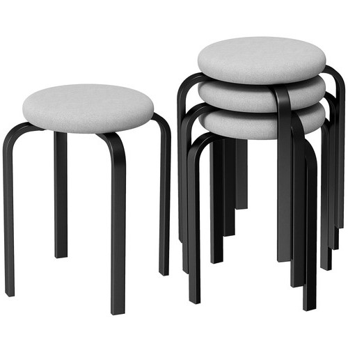 Homcom set sgabelli - di, 4