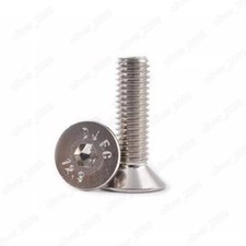 M7-1.0 Nickeled 12.9 Steel Hex