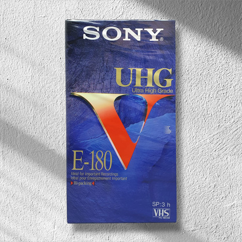 Videocassetta sony uhg - videocassetta, e-180
