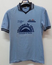 ELLESSE ROMA MAGLIA SHIRT JERSEY MARATONA CORSA TENNIS SPORT ITALIA VINTAGE RARE
