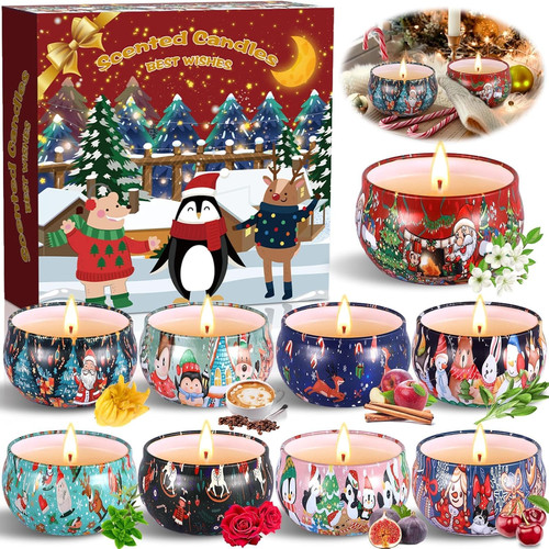 Candele profumate natalizie 9 - profumate, natalizie,
