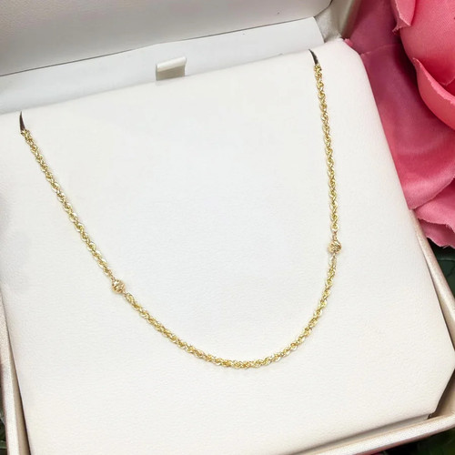 Collana torchon con sfere
