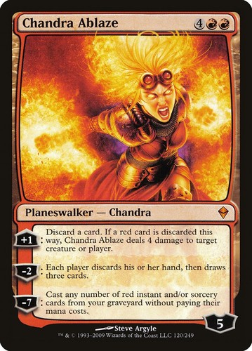 Chandra ablaze zendikar - chandra,