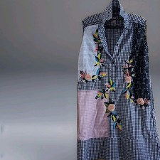 Antonio Marras Vestito Ricamato Tg 38