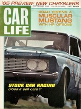 CAR LIFE 1964 SEPT - CHRYSLER FOR 65, HP MUSTANG, ROAMER, INDY, AFX COMET