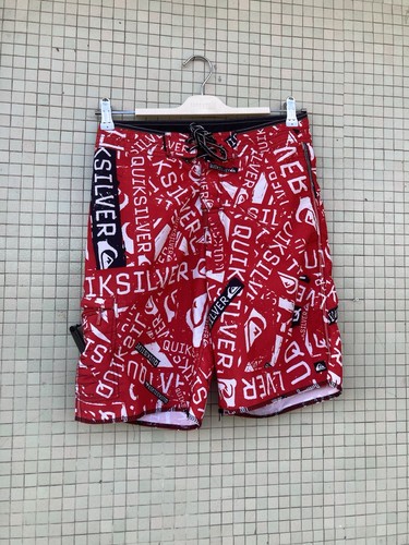 Quicksilver red boards - boards, shorts