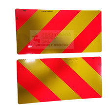 KIT 2 PANNELLI PER SEGNALAZIONE ATTREZZATURE AGRICOLE CARTELLO SEGNALETICO