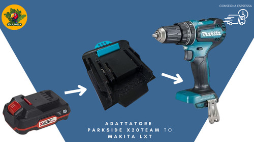 Adattatore batteria parkside - ,