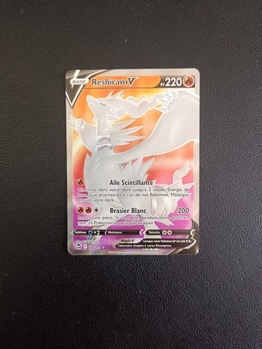 Carte pokémon reshiram - reshiram, v