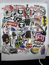 50  Skateboard Stickers Bomb