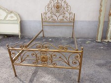 LETTO FERRO A RICCIOLI CON