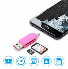LETTORE ADATTATORE Scheda di memoria SD TF Micro USB e USB Maschio OTC a 2.0