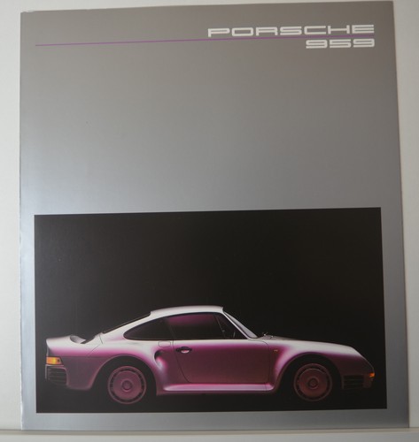 Bellissima depliant porsche - depliant,