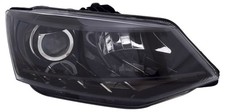 Faro proiettore anteriore destro per skoda fabia 3 nj 2014- nero motore lwr luce diurna h7