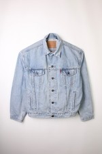 Levis Vintage Denim Trucker Jacket 1980S Vtg XL