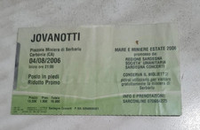 BIGLIETTO CONCERTO JOVANOTTI