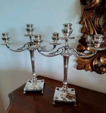 Candelabri in coppia Argento