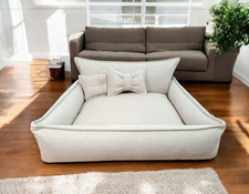 Letto Cuccia per Cane o Gatto in Tessuto  Interno Casa sfoderabile lavabile