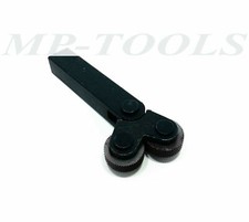 GODRONATORE ZIGRINATORE UTENSILE TORNIO GORDONE GORDONI 2 PUNTE 1 COPPIA